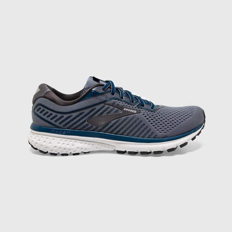 Tenis Brooks Ghost 12 - Zapatillas Para Correr En Asfalto Hombre - Azules (MVFI-19574)